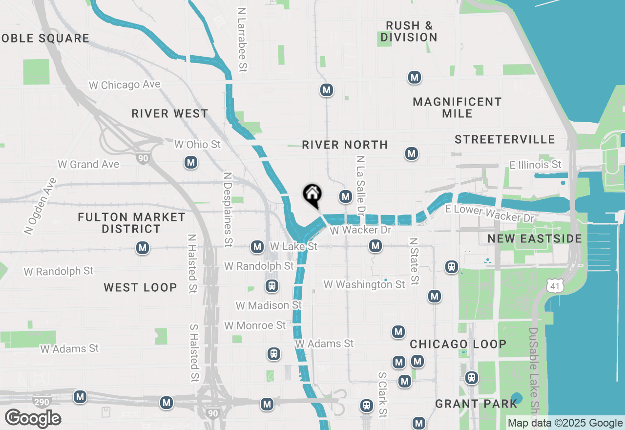 Map of 313 W Wolf Point Plaza #2108, Chicago, IL 60654