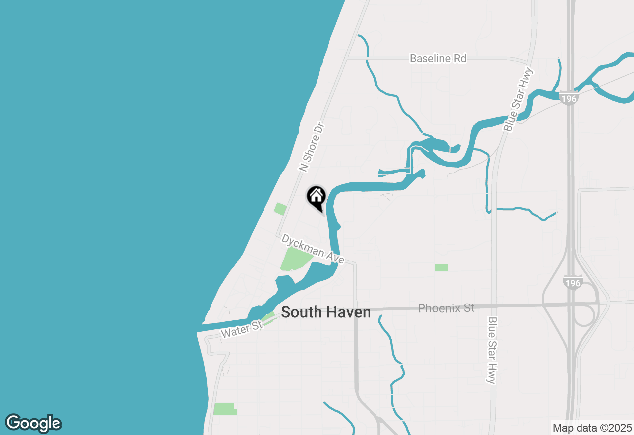 Map of 261 Black River Street #C, South Haven, MI 49090