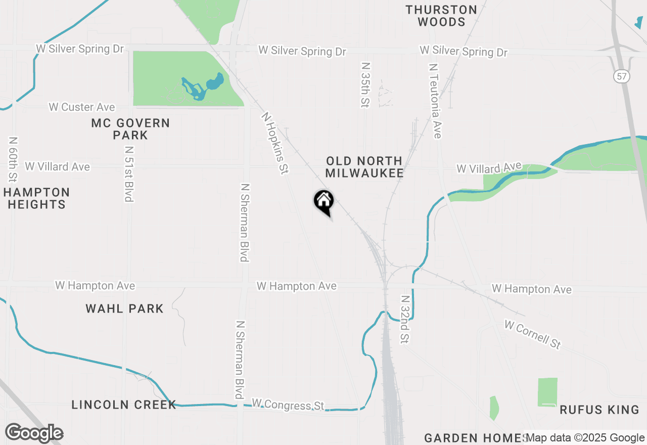 Map of 3726 W Fairmount Ave, Milwaukee, WI 53209