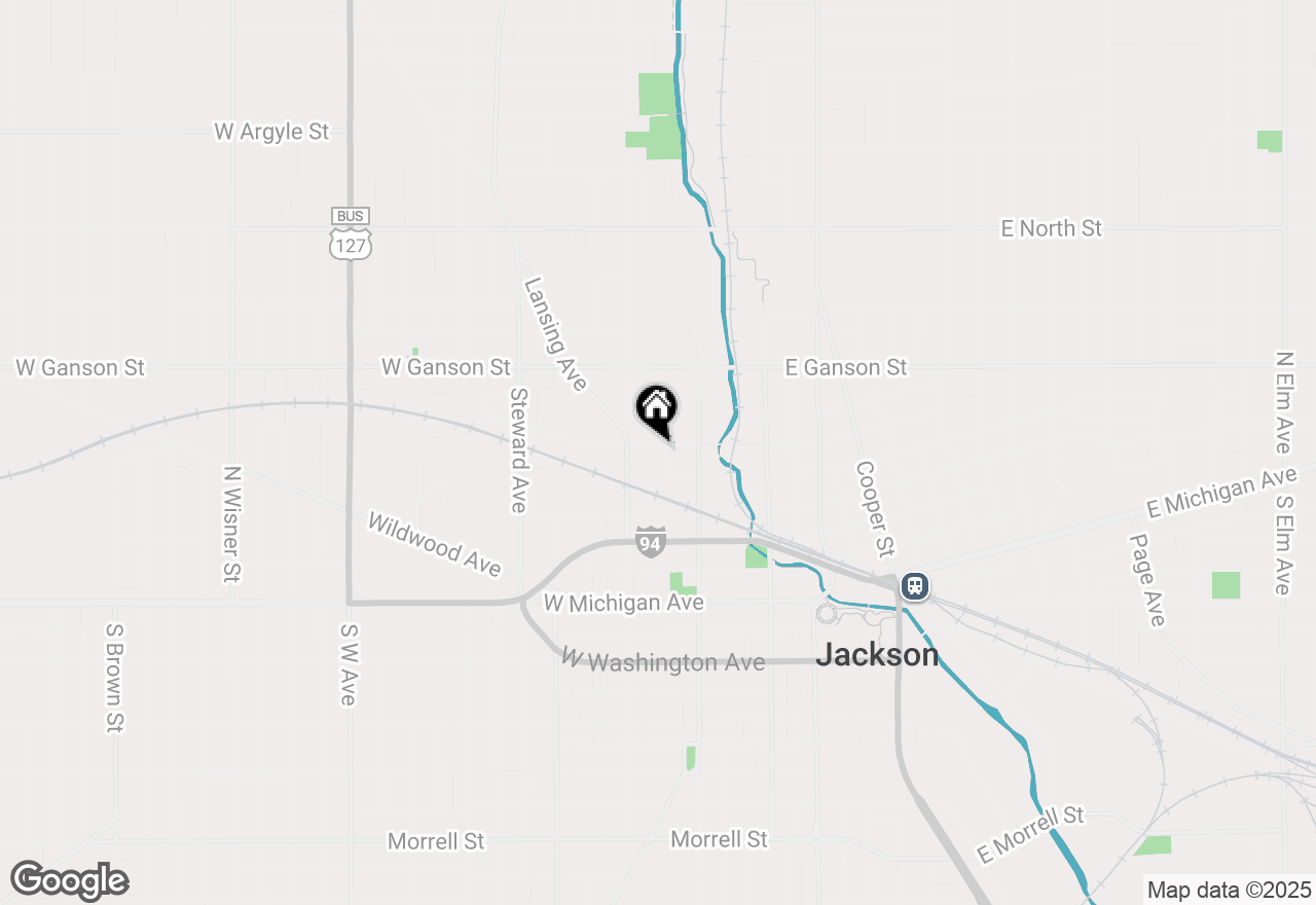 Map of 223 & 225 W Trail, Jackson, MI 49201