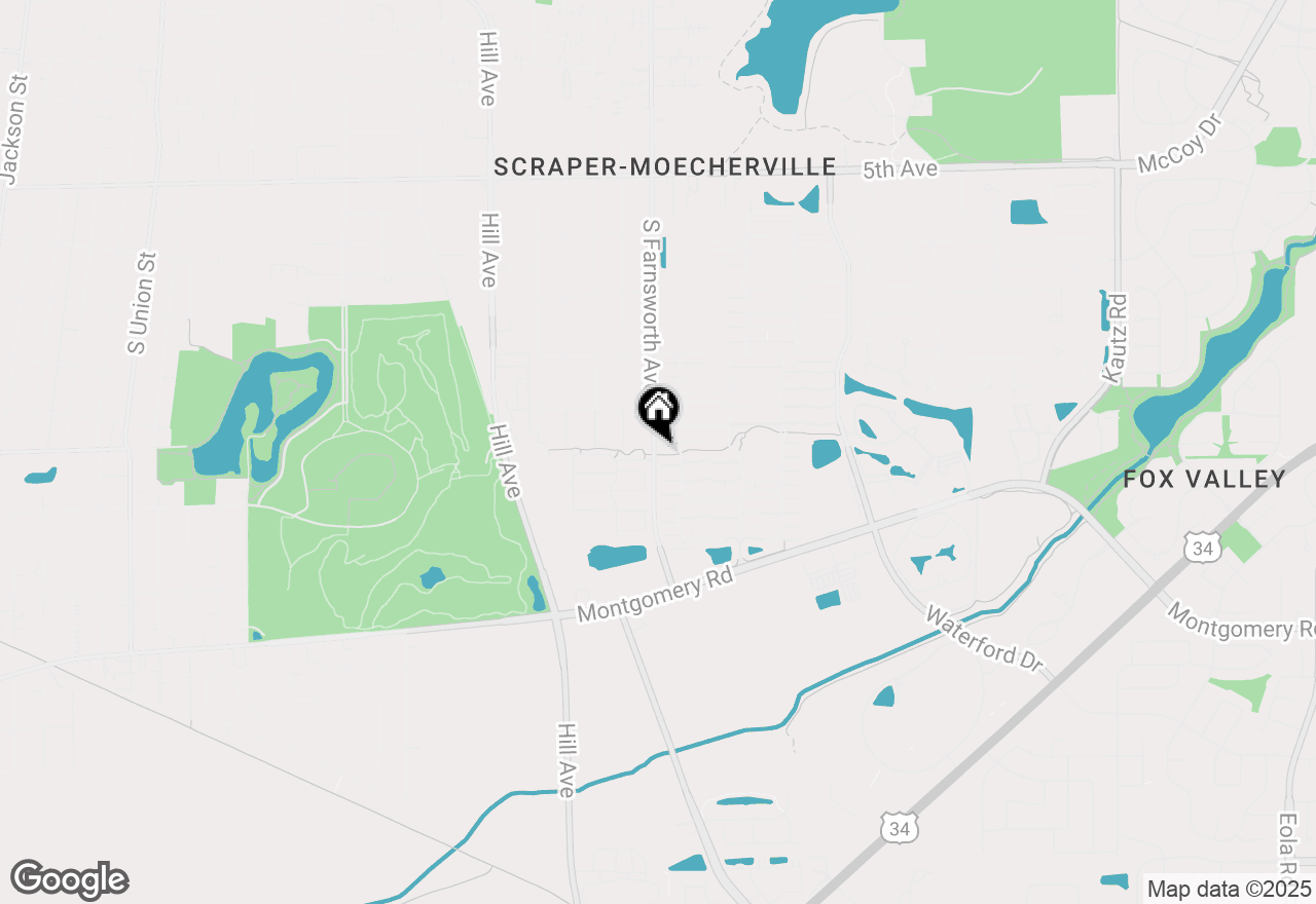 Map of 955 Celebration Drive, Aurora, IL 60504