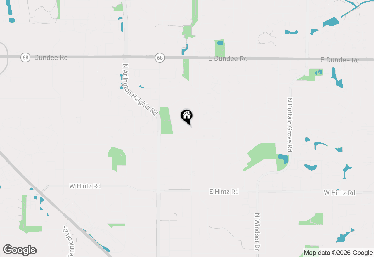 Map of 812 Lehigh Lane, Buffalo Grove, IL 60089