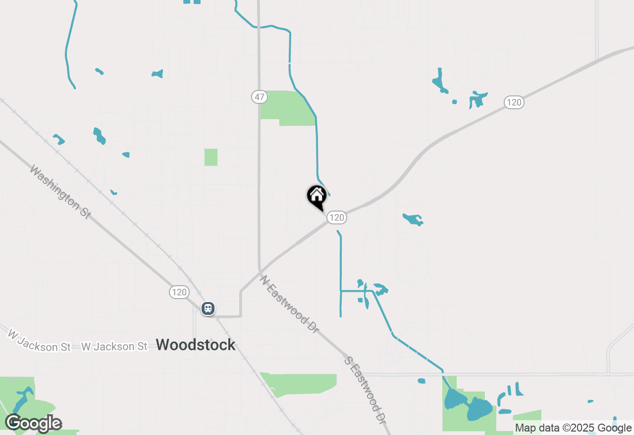 Map of 822 Irving Avenue, Woodstock, IL 60098