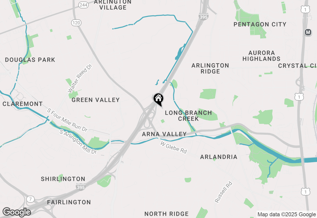 Map of 2465 Army Navy Drive #1-306, Arlington, VA 22206