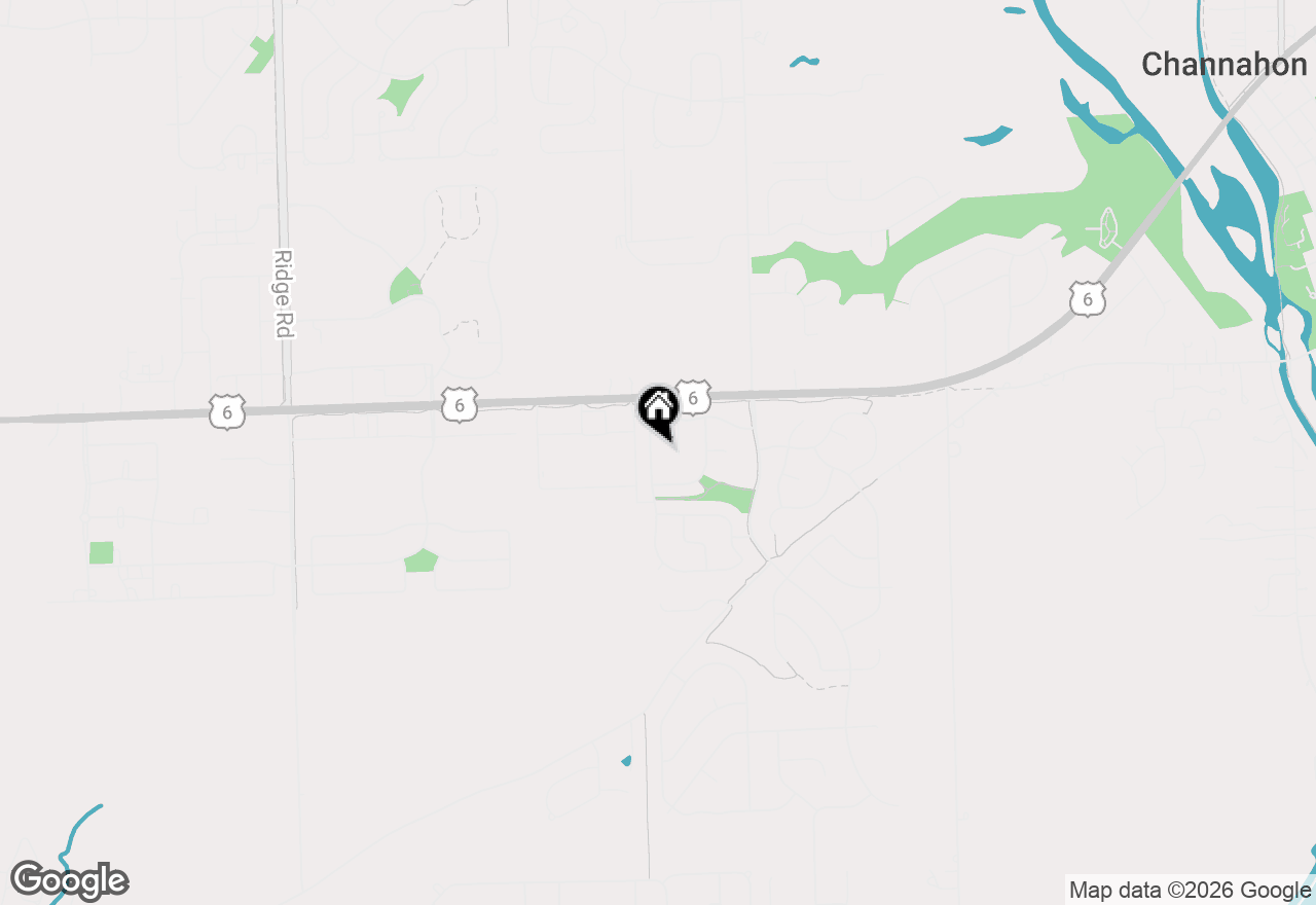 Map of 25653 S Bridle Path, Channahon, IL 60410