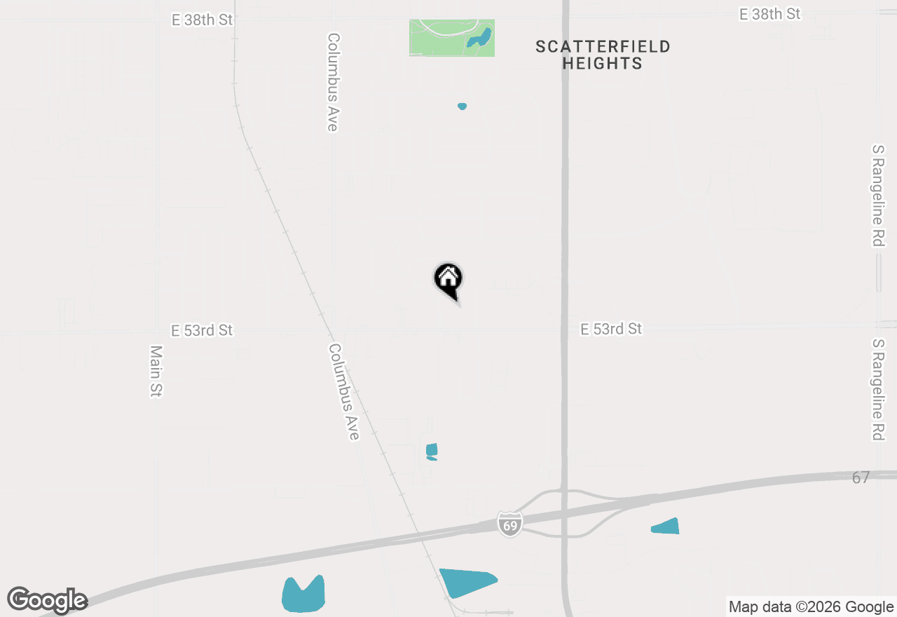 Map of 5119 Ashley Court, Anderson, IN 46013