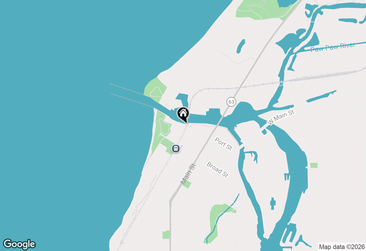 Map of 306 Water Street, St. Joseph, MI 49085
