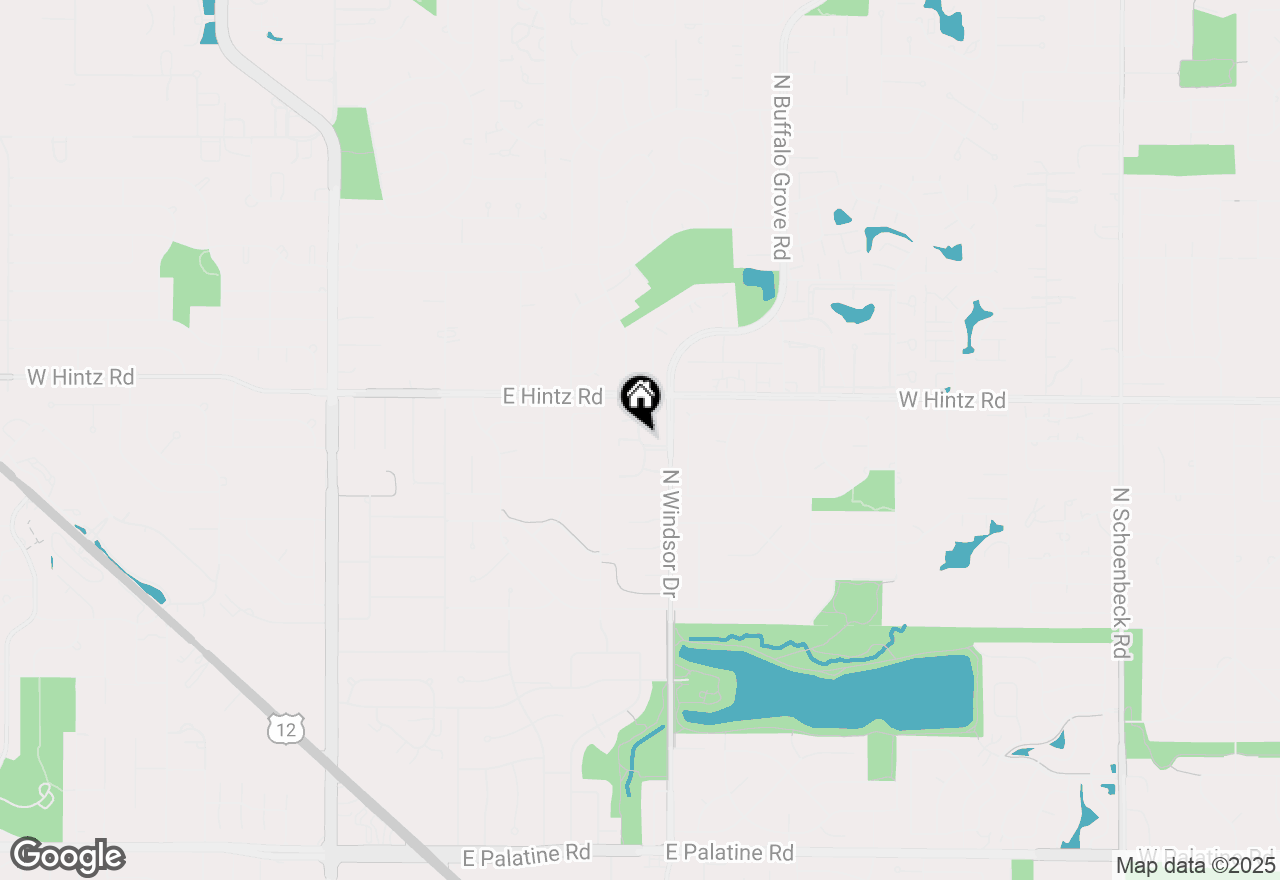 Map of 1205 E Hintz Road #312, Arlington Heights, IL 60004