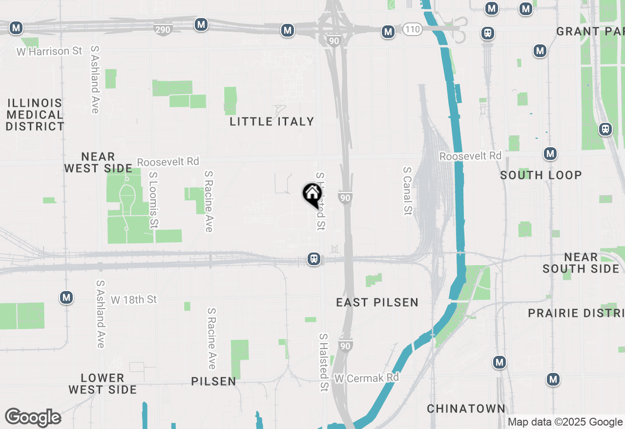 Map of 815 W University Lane, Chicago, IL 60607