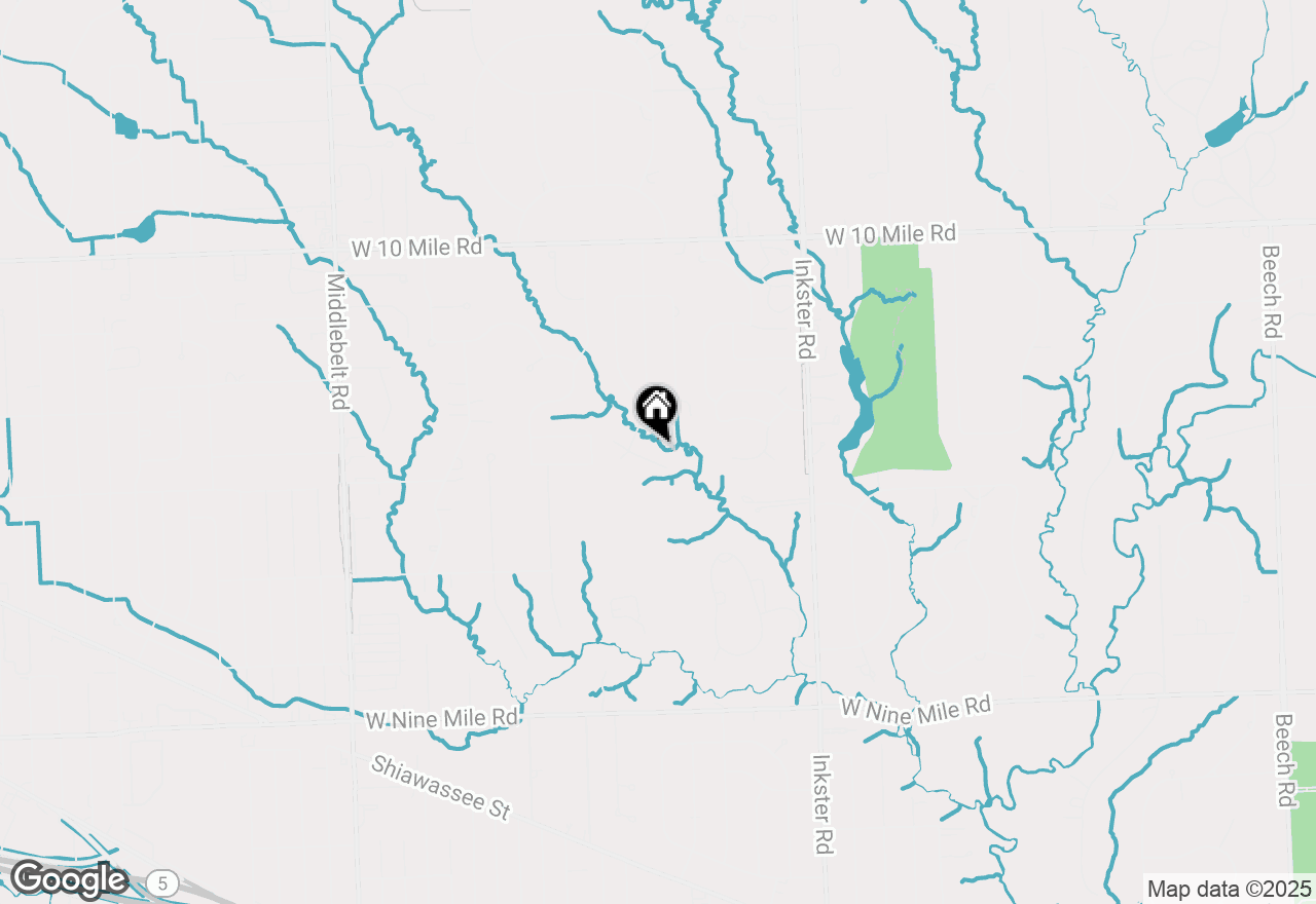 Map of 23360 Glencreek Drive, Farmington Hills, MI 48336