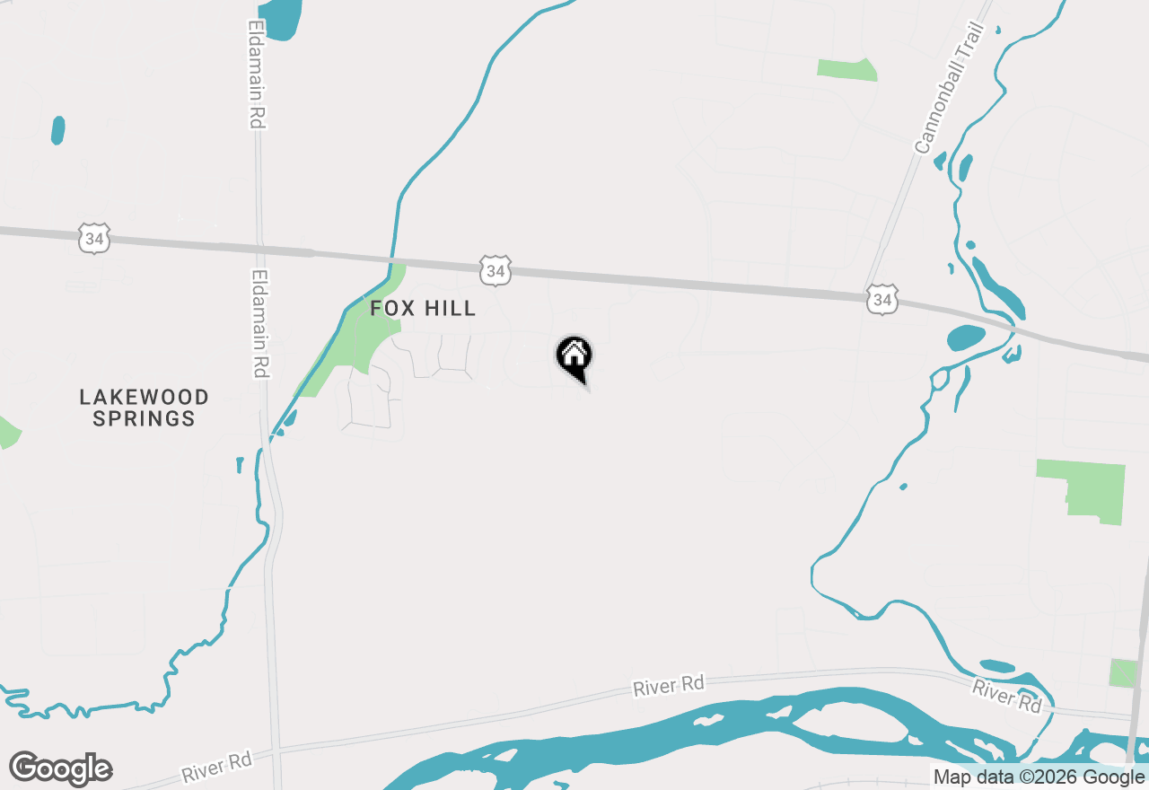 Map of 1369 Chestnut Lane, Yorkville, IL 60560