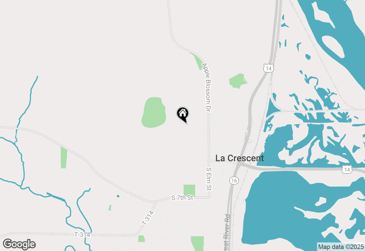 Map of 637 1st St N, La Crescent, MN 55947