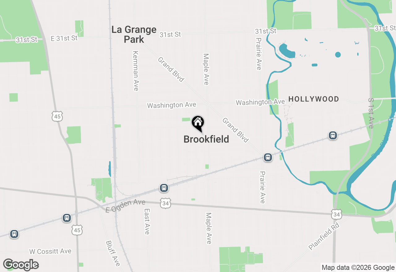 Map of 3640 Arthur Avenue, Brookfield, IL 60513
