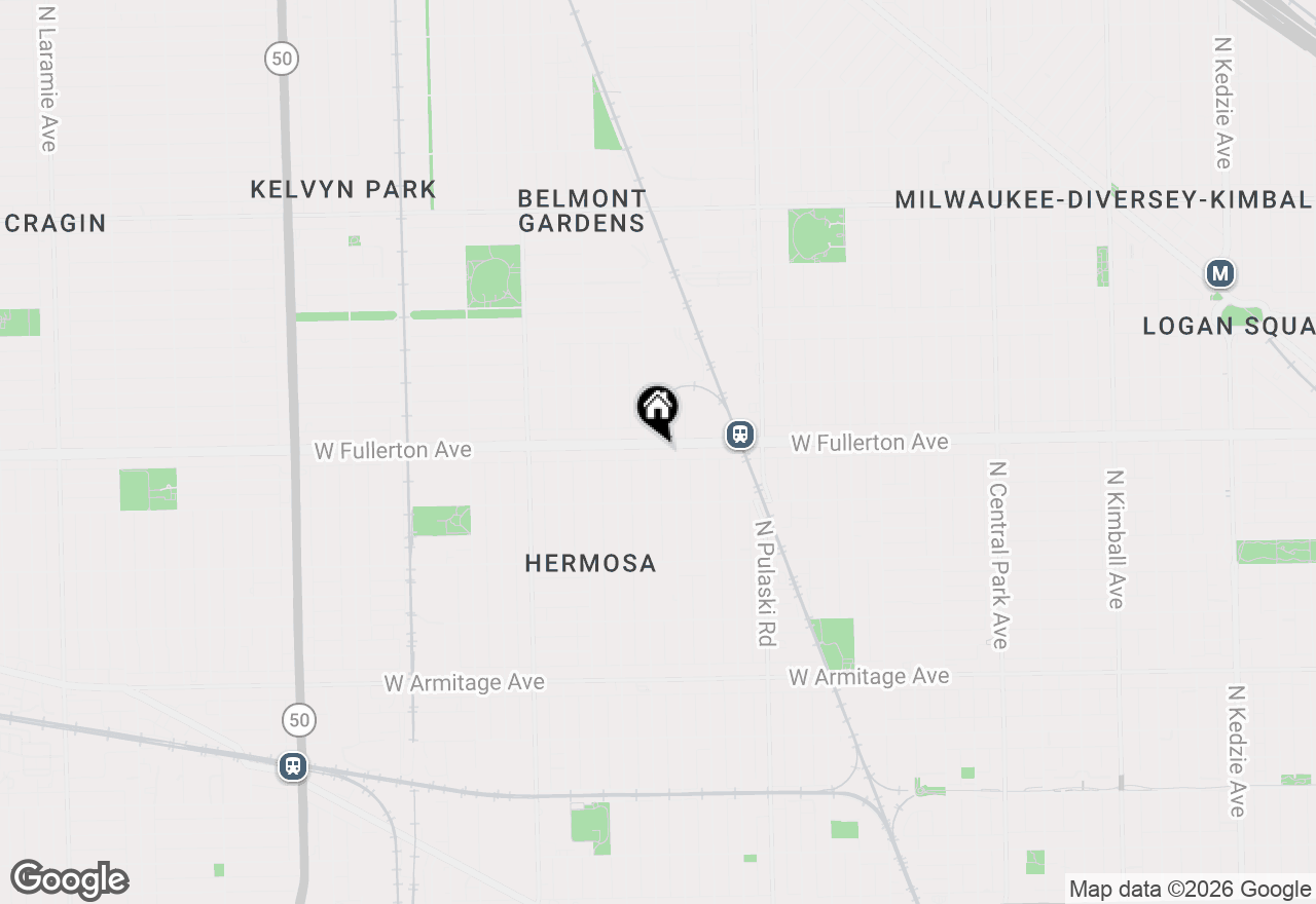 Map of 4149 W Fullerton Avenue, Chicago, IL 60639