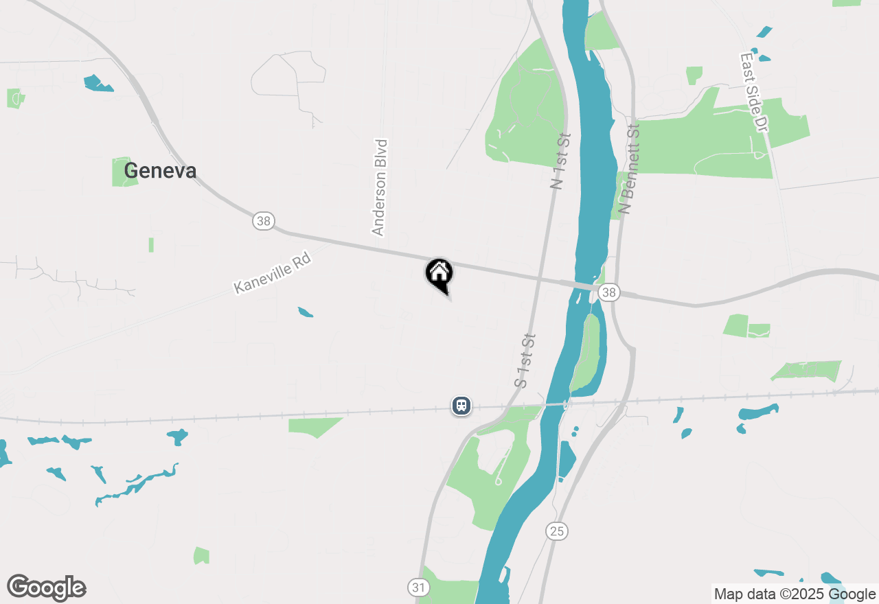 Map of 136 S 5th Street, Geneva, IL 60134