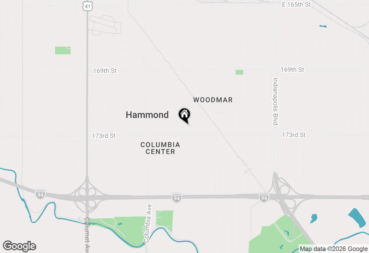 Map of 7230 Beech Avenue, Hammond, IN 46324