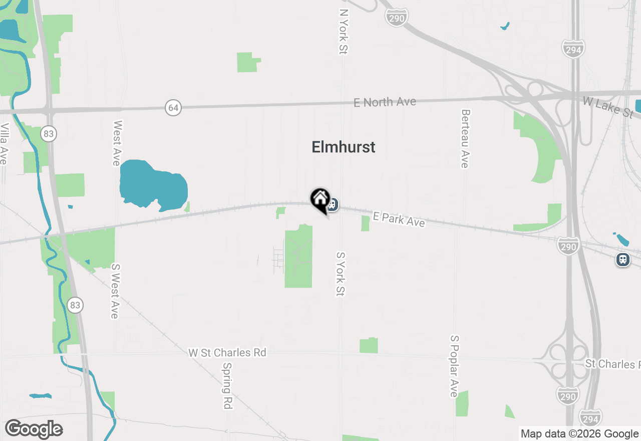 Map of 131 W Adelaide Street #408, Elmhurst, IL 60126