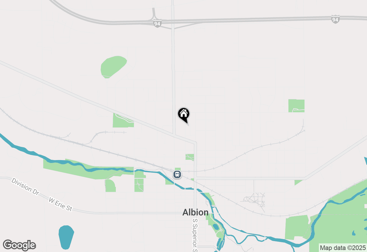 Map of 823 N Clinton Street, Albion, MI 49224