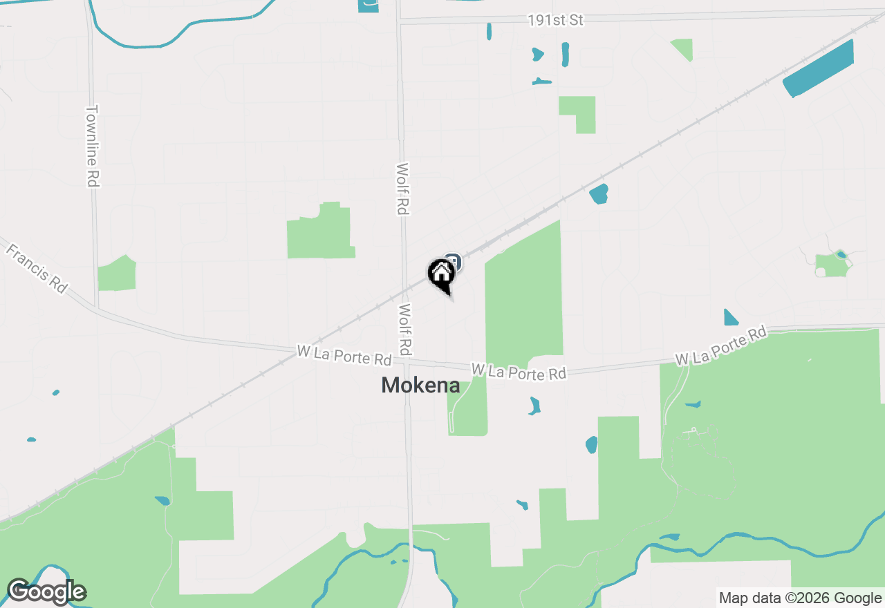 Map of 11105 Denny Avenue, Mokena, IL 60448
