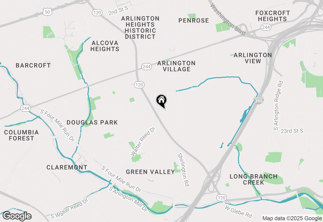 Map of 3125 17th Street S, Arlington, VA 22204