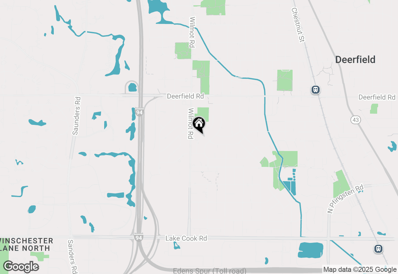 Map of 532 Appletree Lane, Deerfield, IL 60015