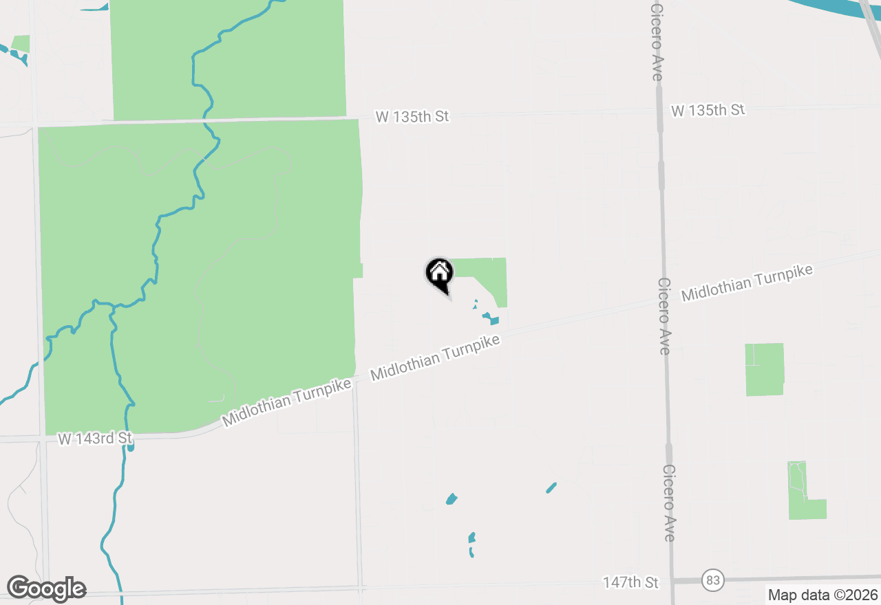 Map of 5337 Waterbury Court #2505, Crestwood, IL 60418