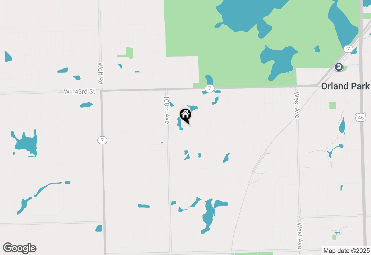 Map of 14518 Golf Road, Orland Park, IL 60462