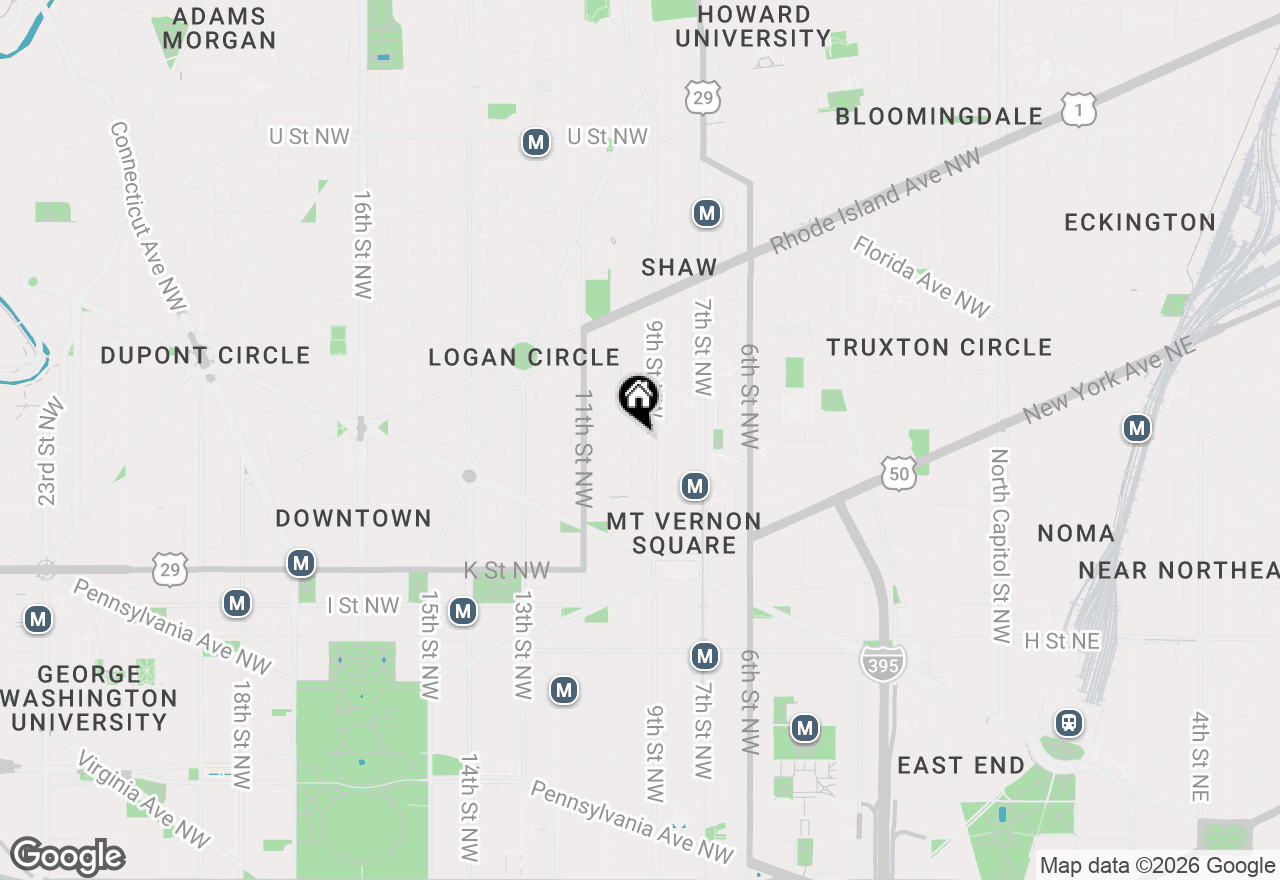 Map of 916 Blagden Alley Nw, Washington, DC 20001