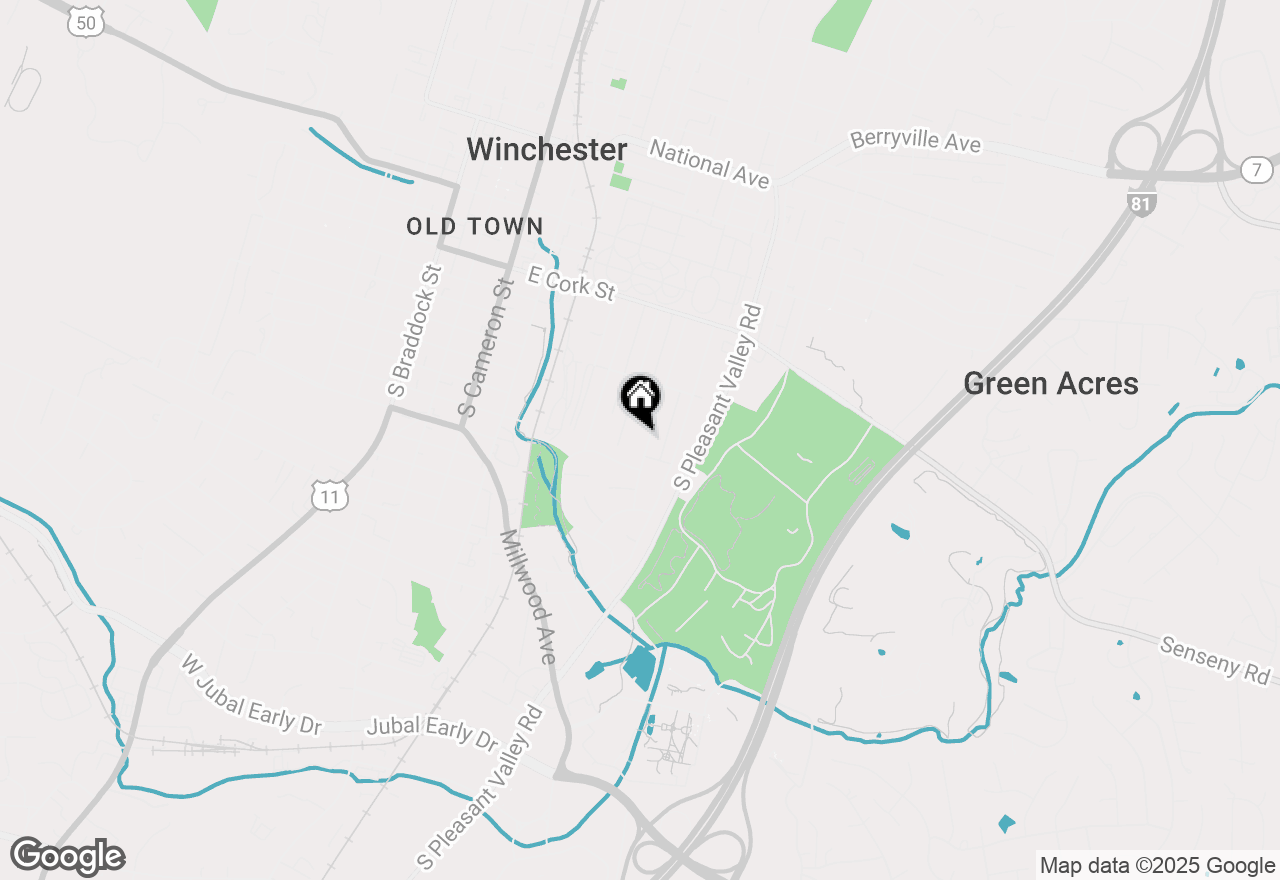 Map of 365 Shenandoah Avenue, Winchester, VA 22601