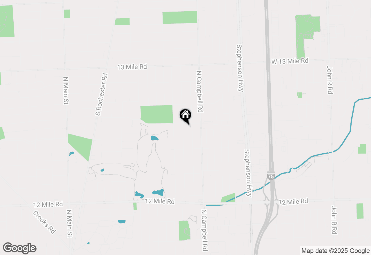 Map of 2528 N Connecticut Avenue, Royal Oak, MI 48073