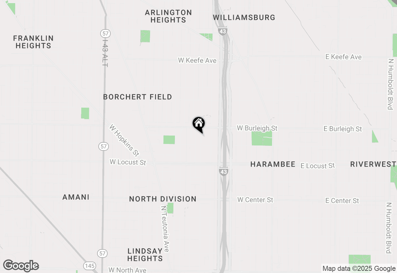 Map of 3035 N 10th St, Milwaukee, WI 53206