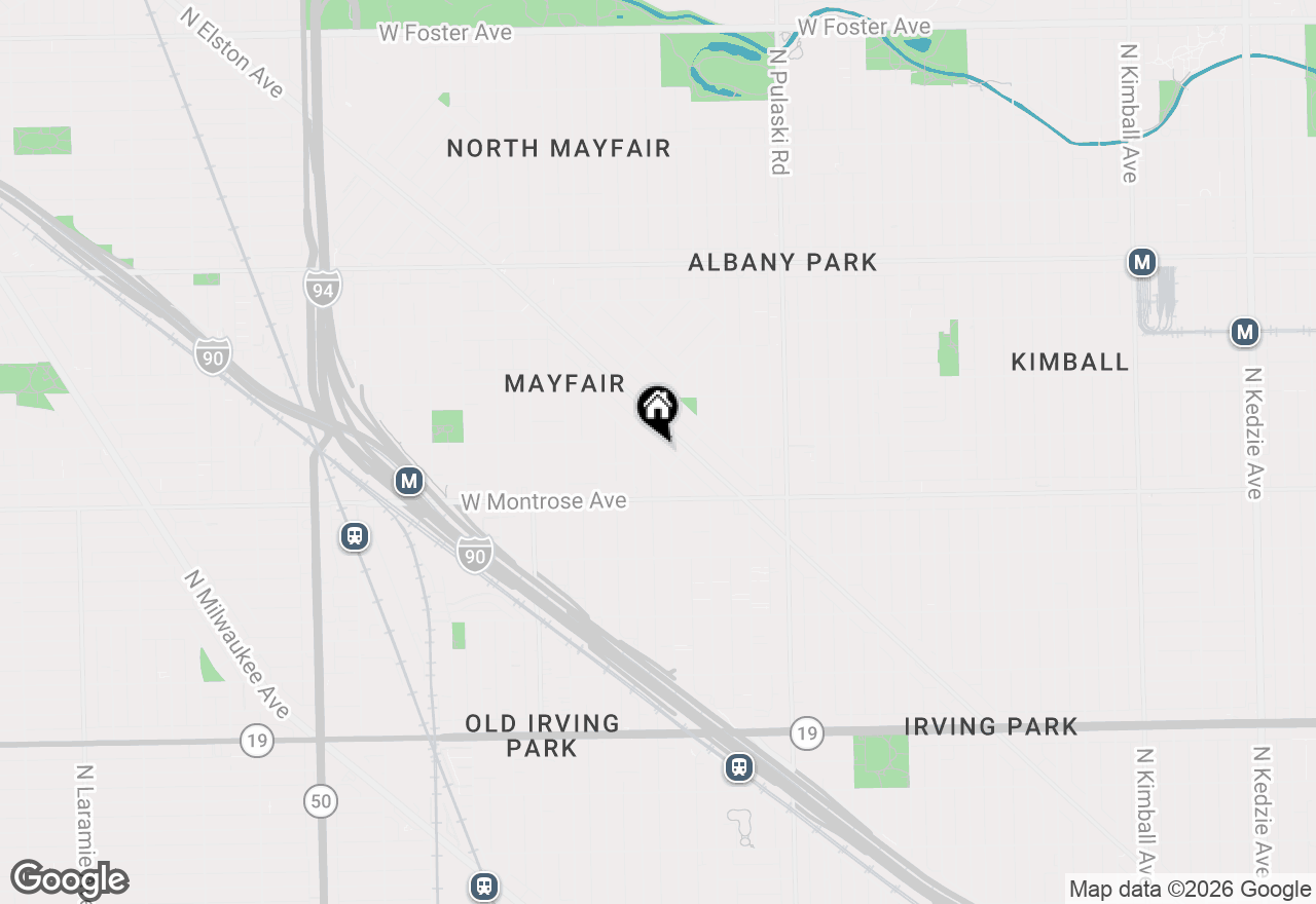 Map of 4461 N Keokuk Avenue, Chicago, IL 60630
