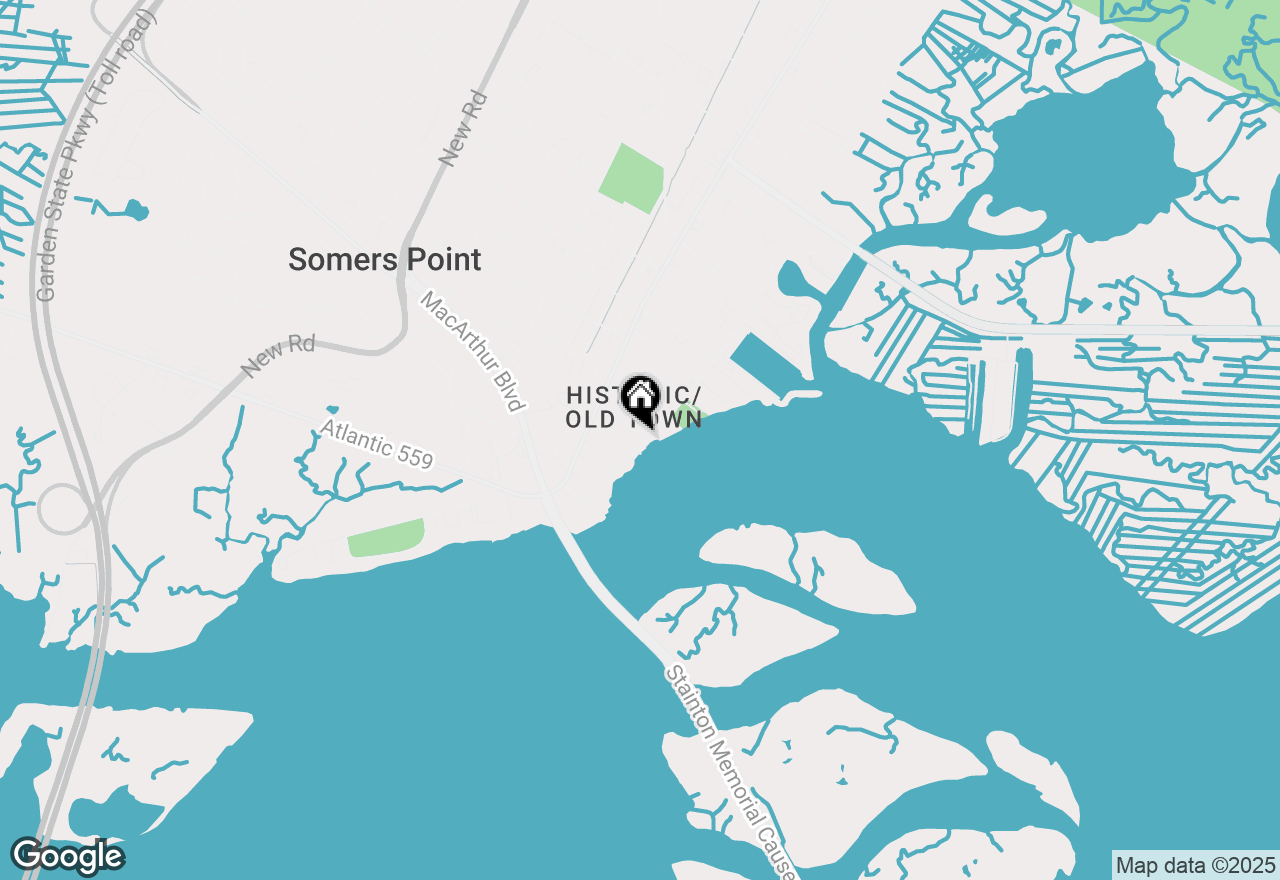 Map of 825 Bay Avenue, Somers Point, NJ 08244
