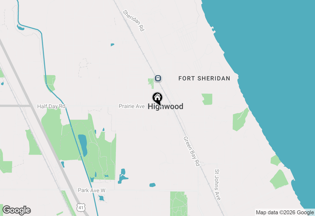 Map of 49 Prairie Avenue #49B, Highwood, IL 60040