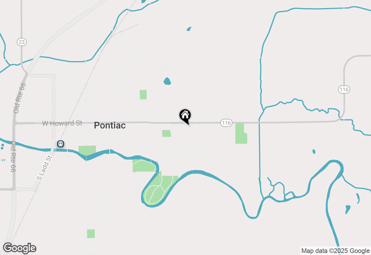 Map of 907 E Madison Street, Pontiac, IL 61764