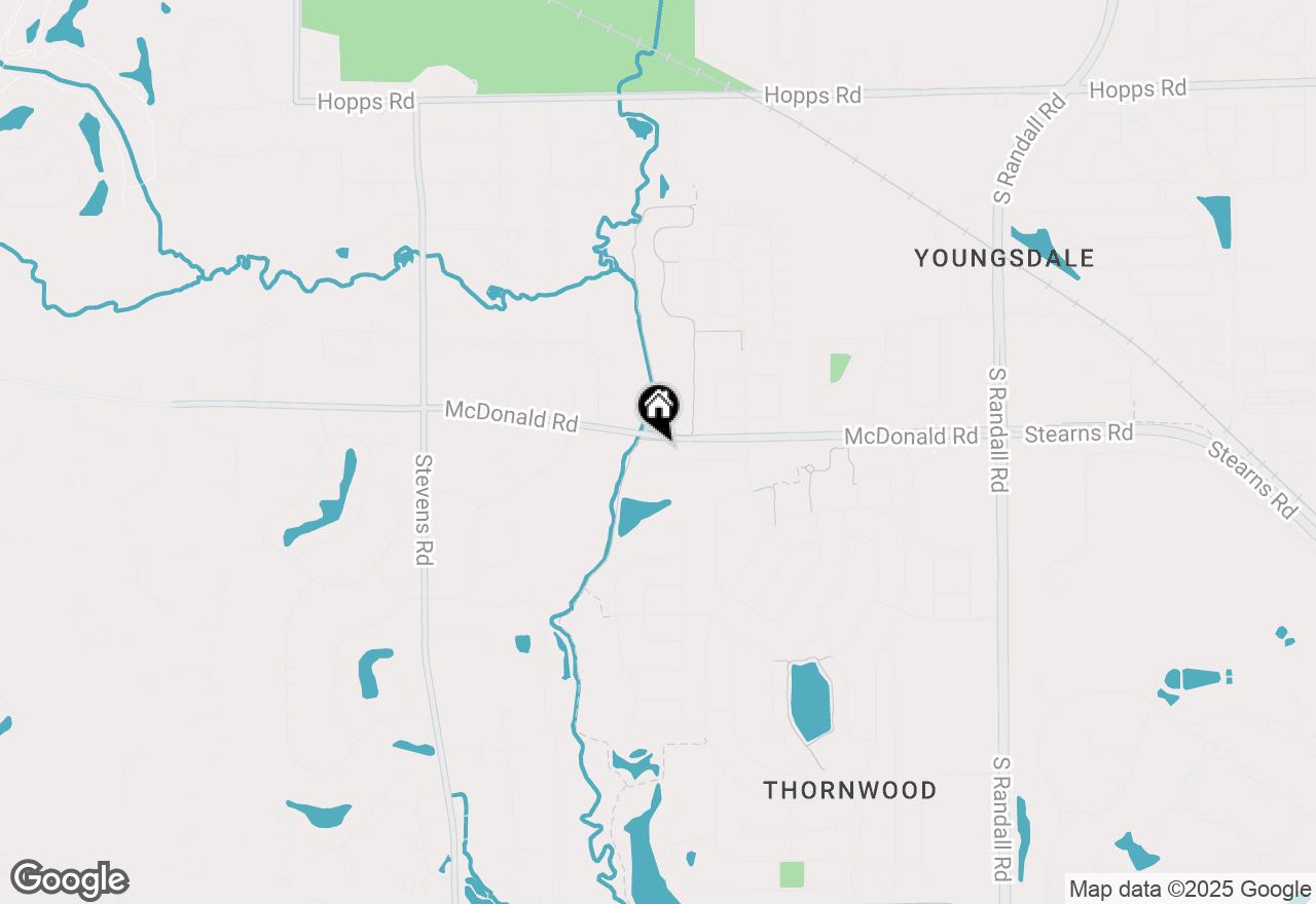 Map of 675 Oak Lane, South Elgin, IL 60177