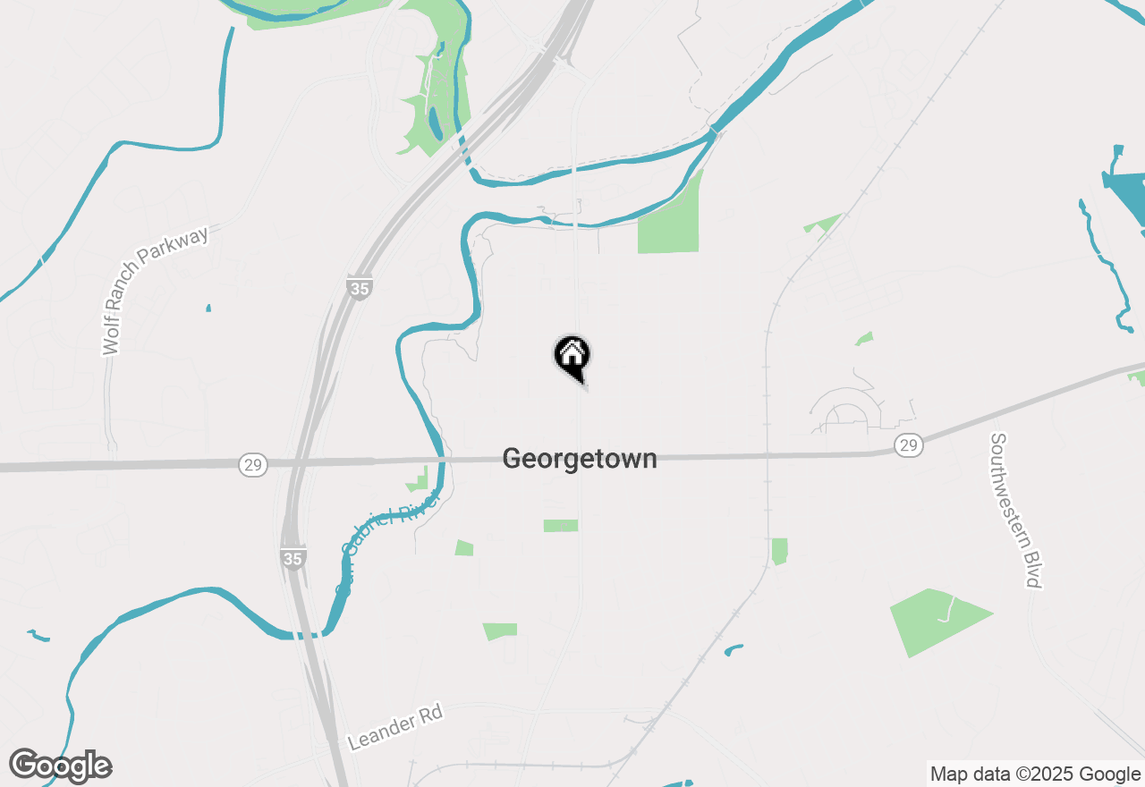 Map of 820 S Austin Ave, Georgetown, TX 78626