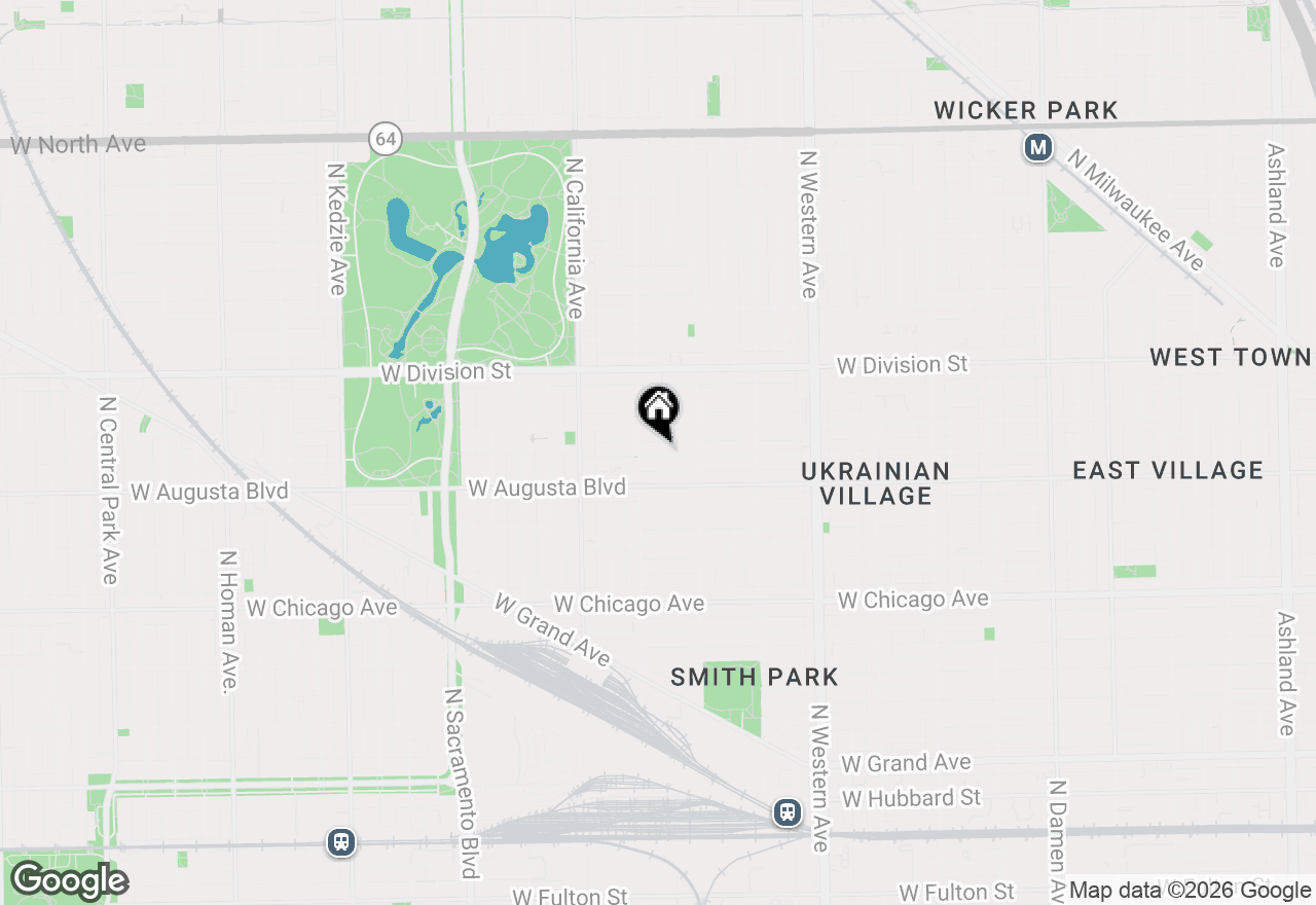 Map of 2642 W Cortez Street #3, Chicago, IL 60622