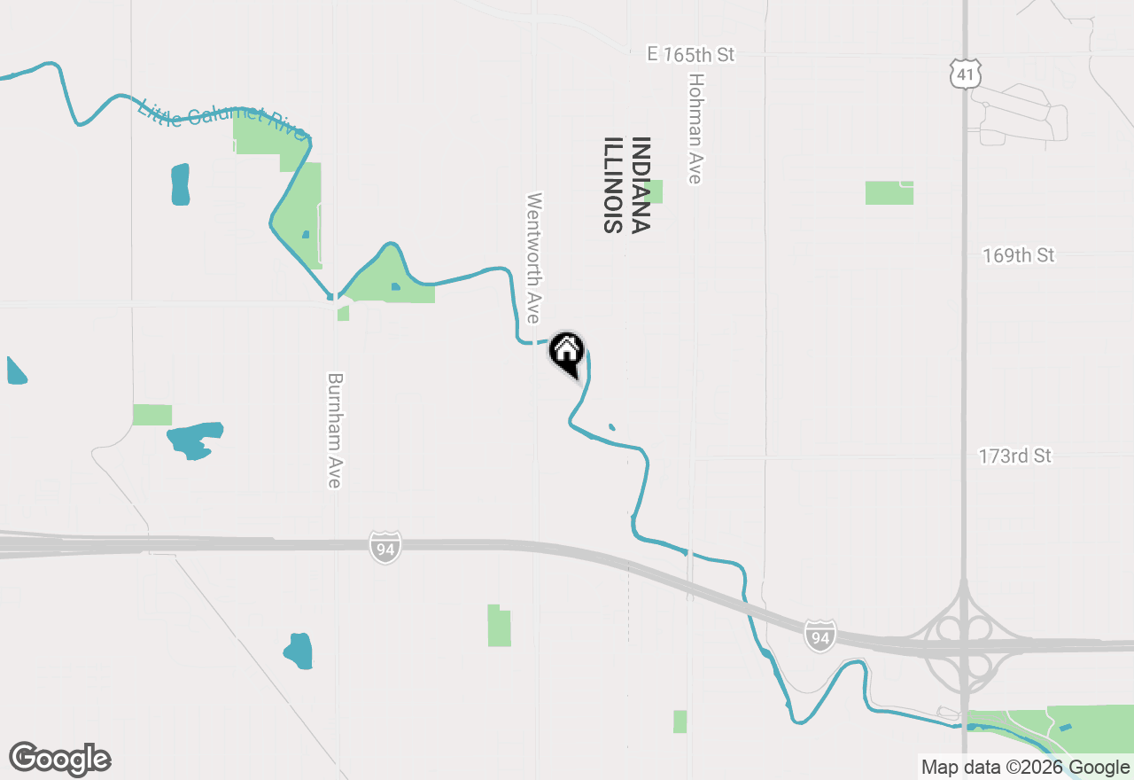 Map of 3636 172nd Street, Lansing, IL 60438