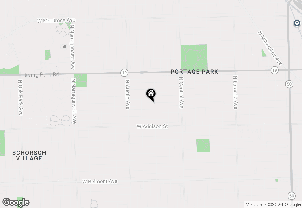 Map of 5816 W Warwick Avenue, Chicago, IL 60634