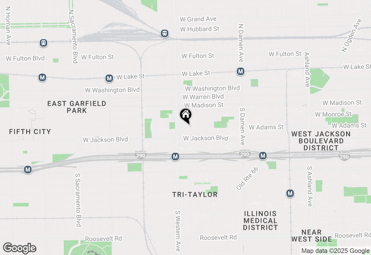 Map of 2342 W Adams Street #506, Chicago, IL 60612