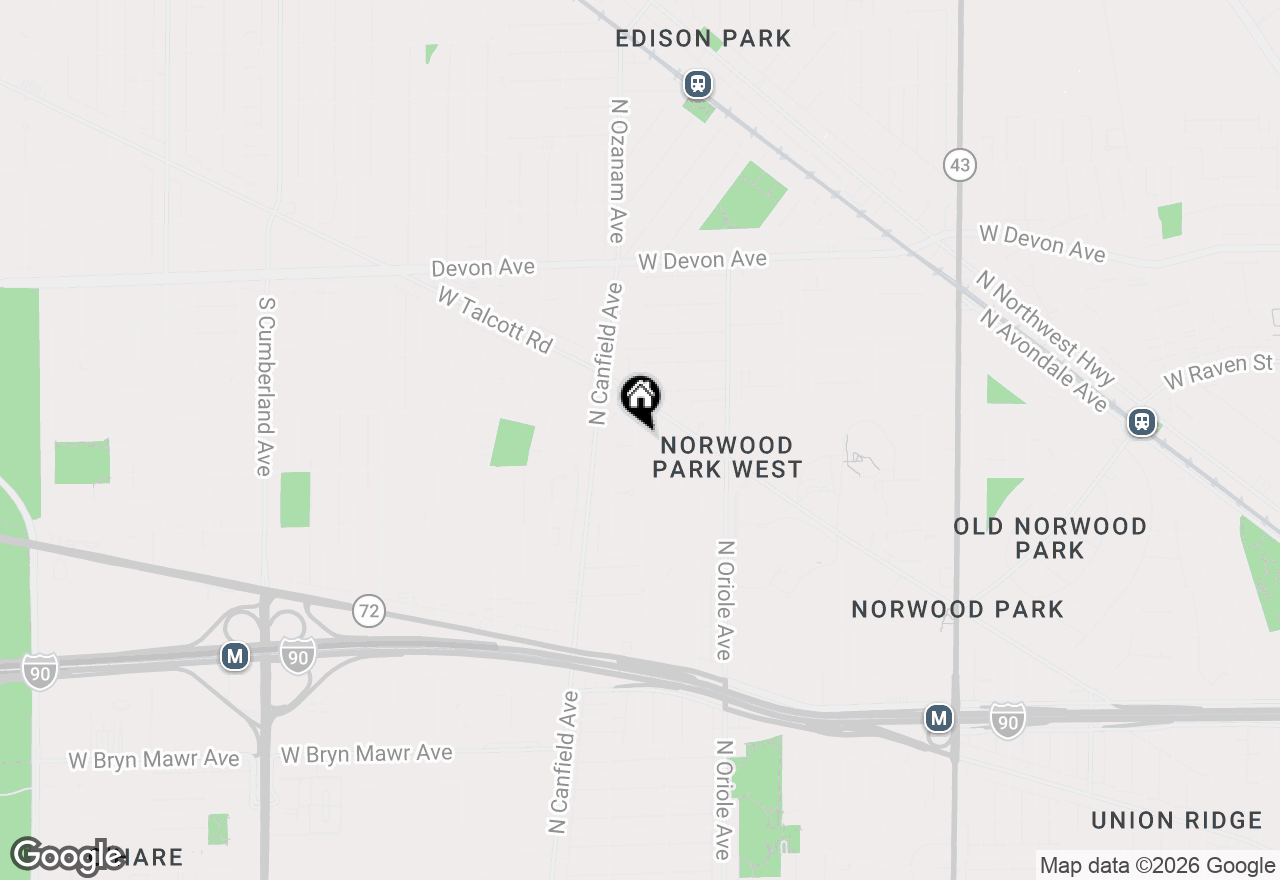 Map of 6135 N Ozark Avenue, Chicago, IL 60631