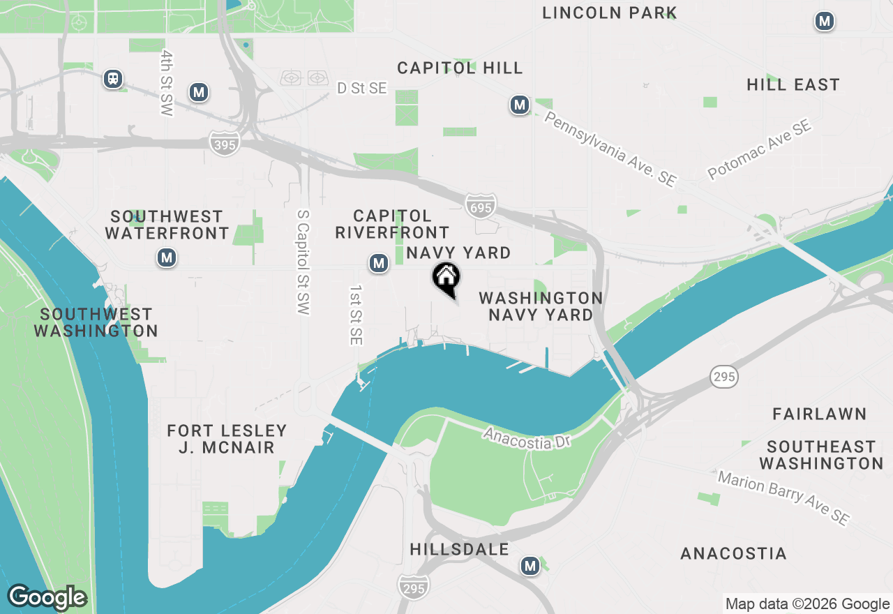 Map of 1300 4th Street Se #713, Washington, DC 20003