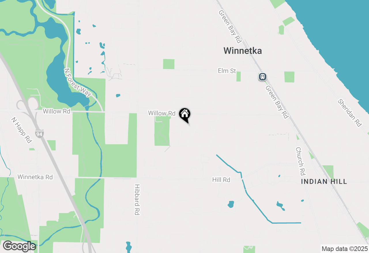 Map of 312 Rosewood Avenue, Winnetka, IL 60093