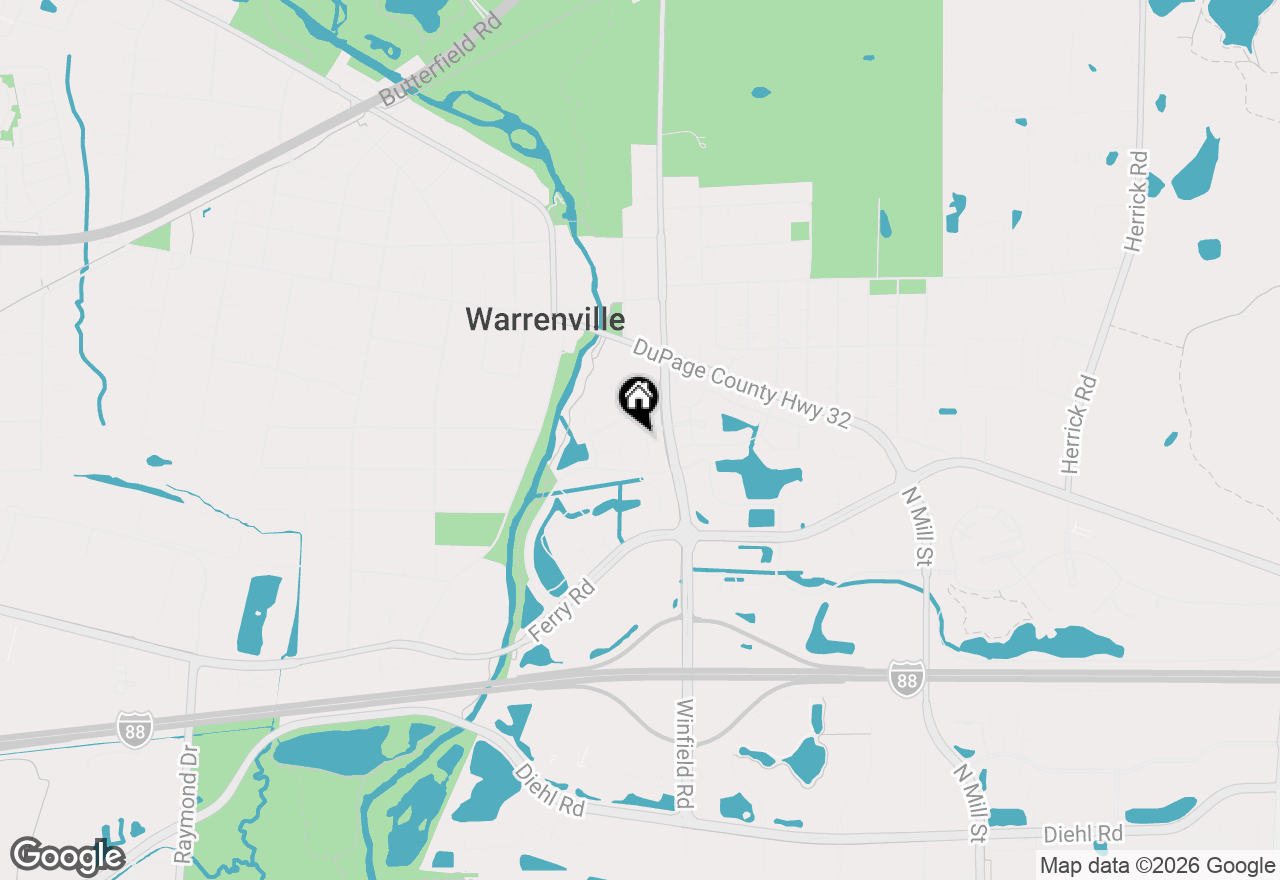 Map of 30404 Fowler Circle, Warrenville, IL 60555