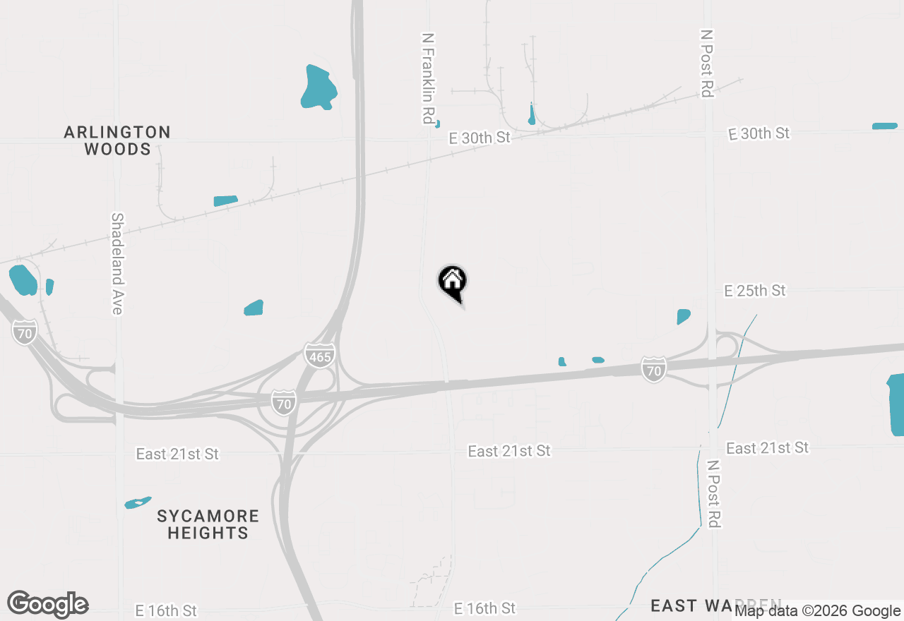 Map of 2439 Sickle Road, Indianapolis, IN 46219