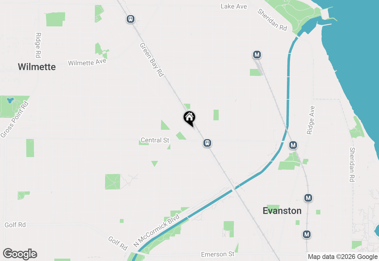 Map of 2635 Prairie Avenue, Evanston, IL 60201