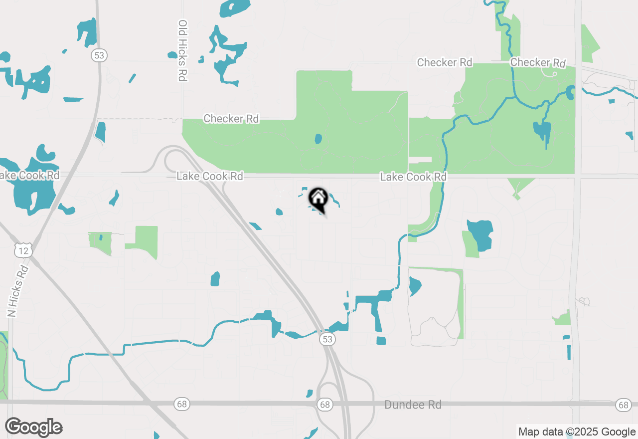 Map of 1942 Trail Ridge Street, Arlington Heights, IL 60004