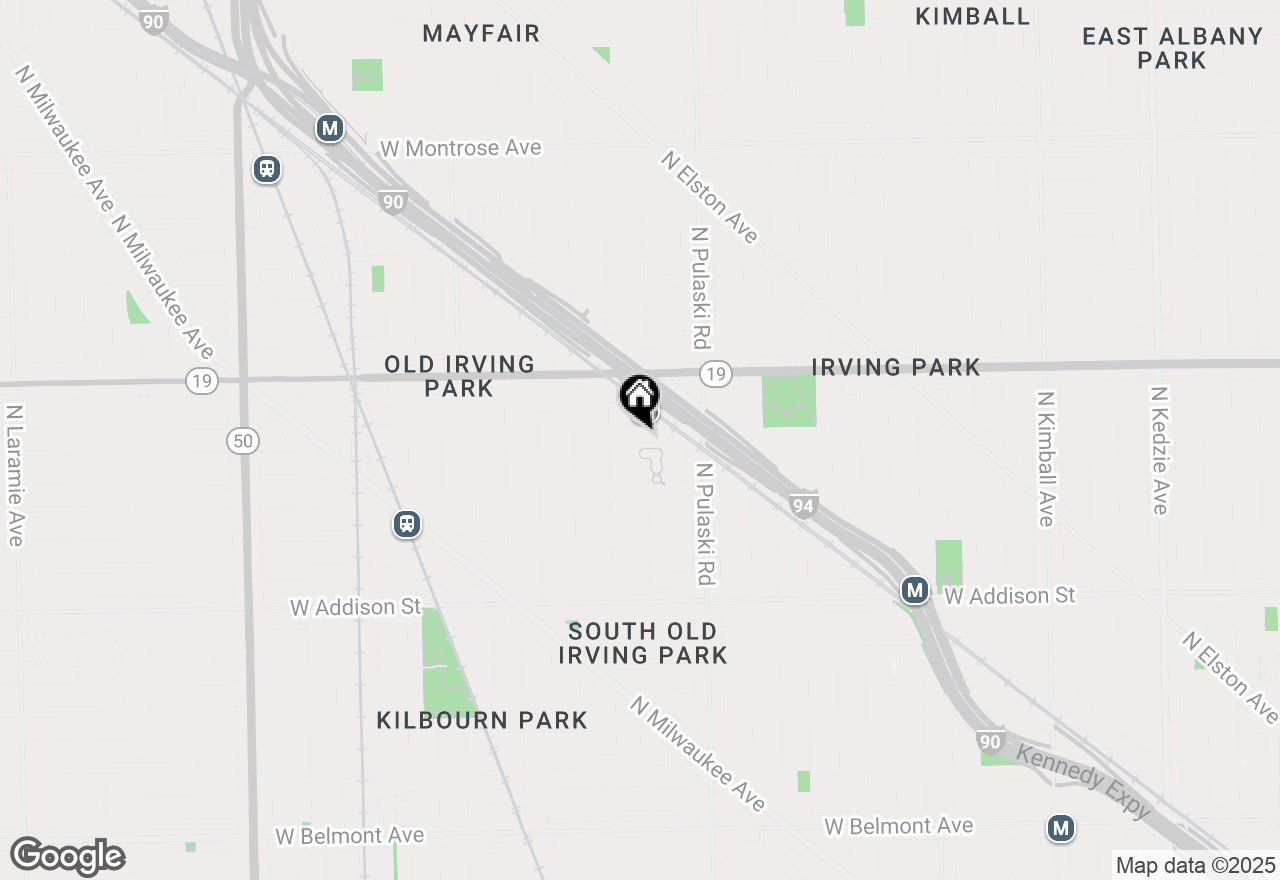 Map of 3851 N Kedvale Avenue #E2, Chicago, IL 60641