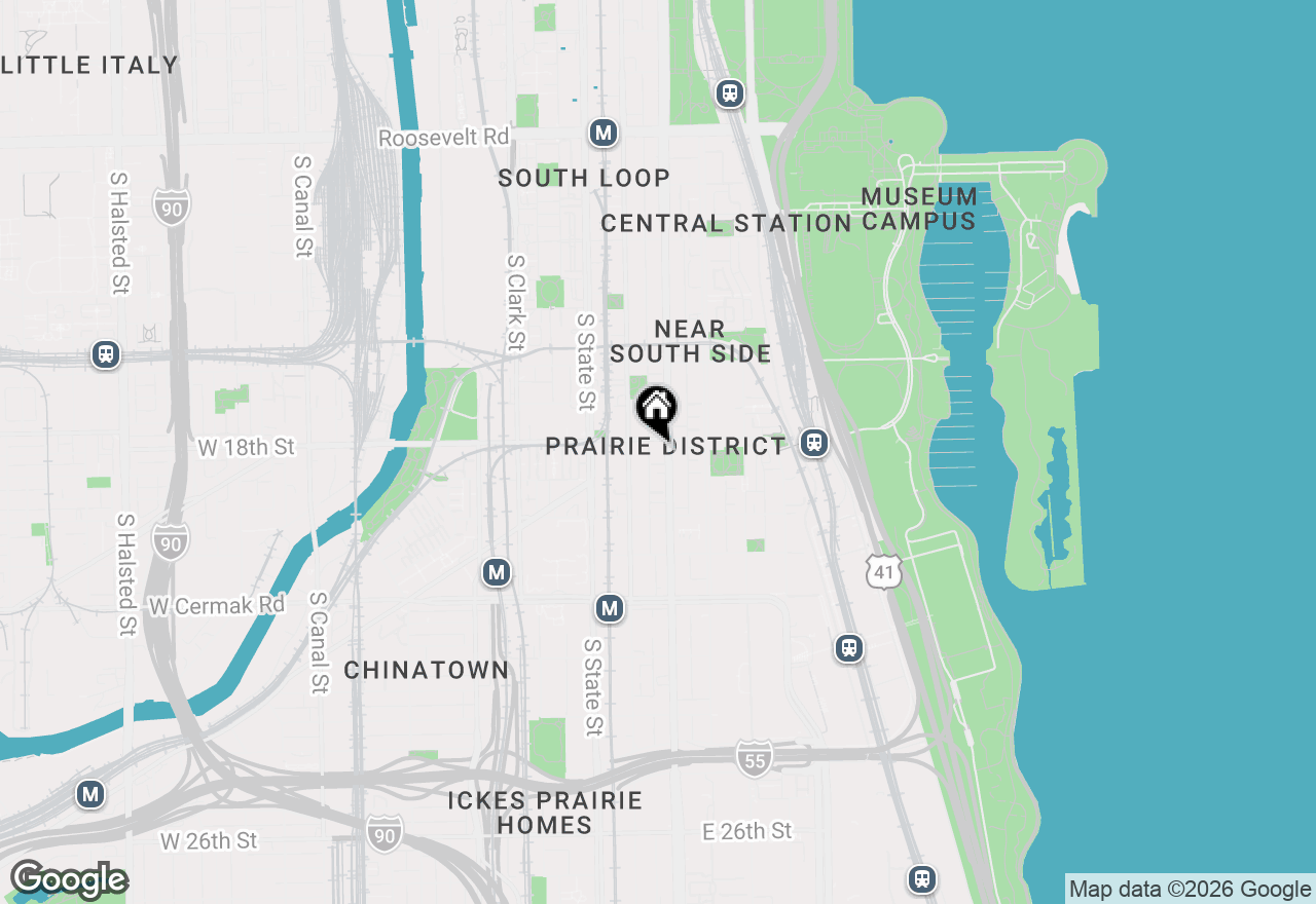 Map of 1808 S Michigan Avenue #7, Chicago, IL 60616